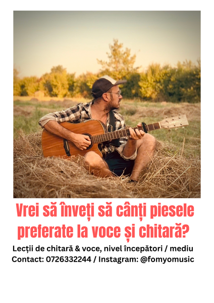 Lectii chitara nivel incepatori/ mediu (copii si adulti).