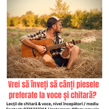 Lectii chitara nivel incepatori/ mediu (copii si adulti)
